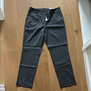 Ann Taylor Factory Women's Gray Straight Leg Pants